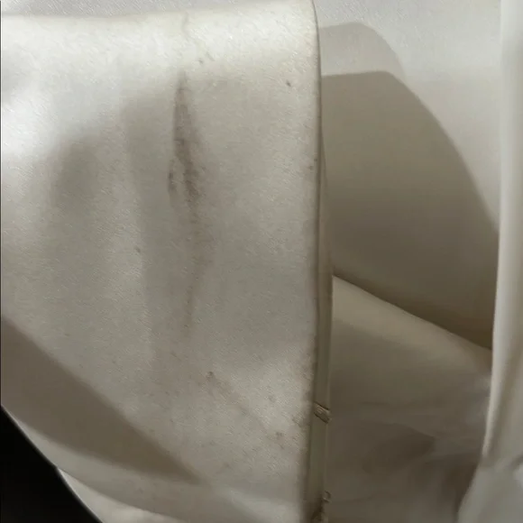 Elegant Strapless White Wedding Gown- worn once - Picture 10 of 10